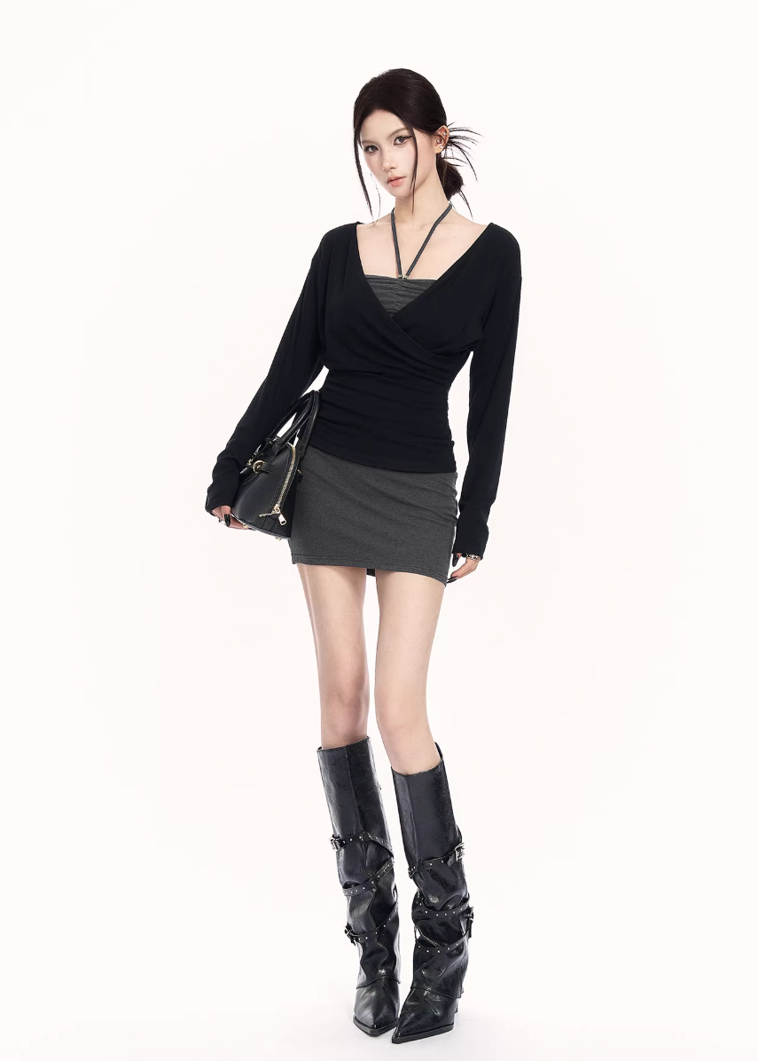 Split Tone Control Knit Set