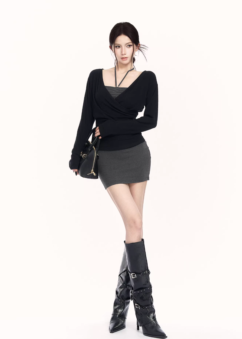 Split Tone Control Knit Set