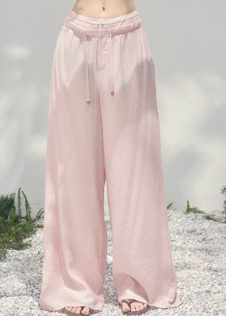 Shallow Mist Embroidered Pants