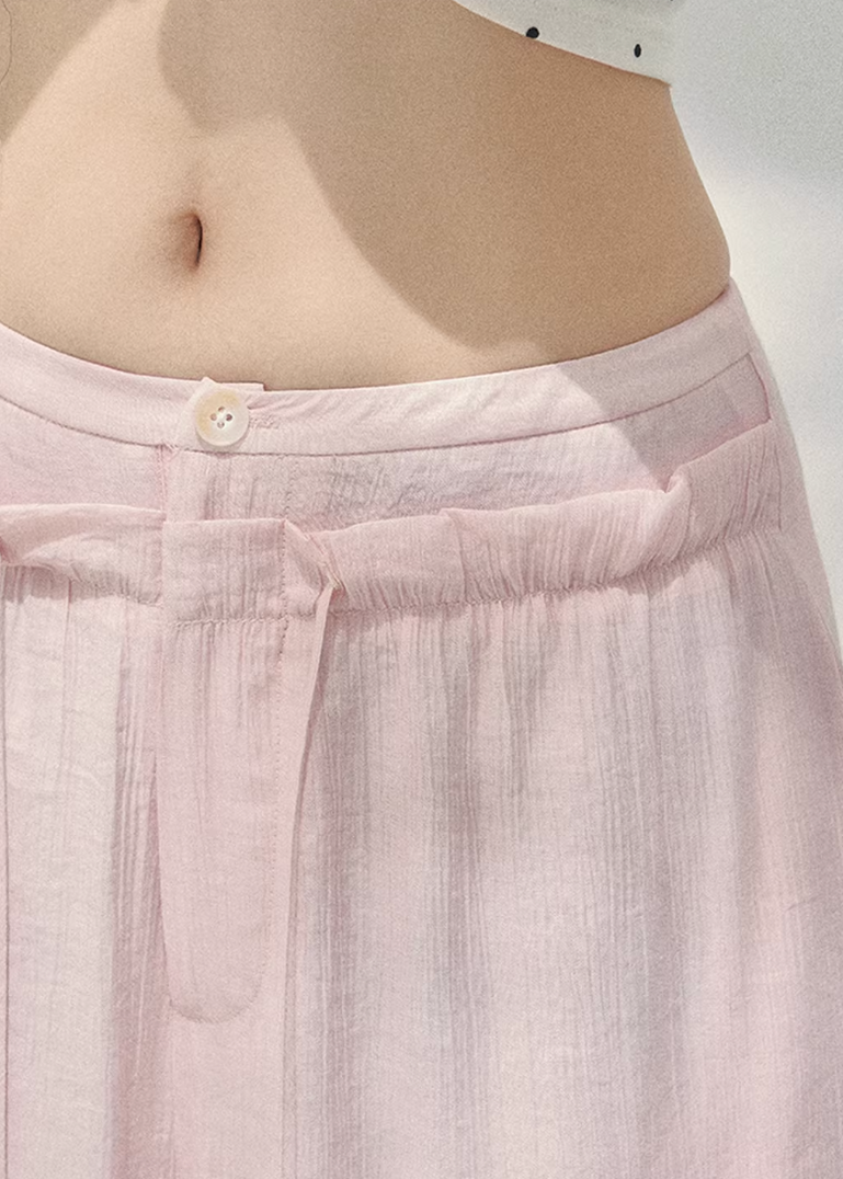 Shallow Mist Embroidered Pants