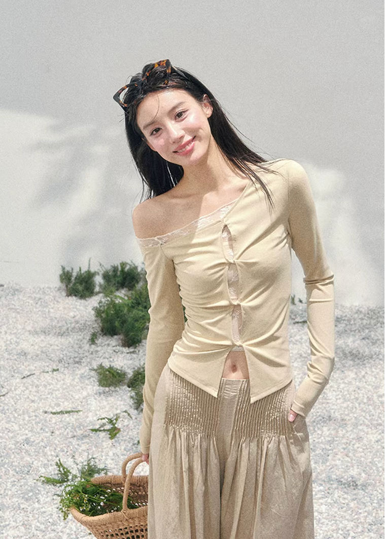 Poème Lumière Off-Shoulder Top