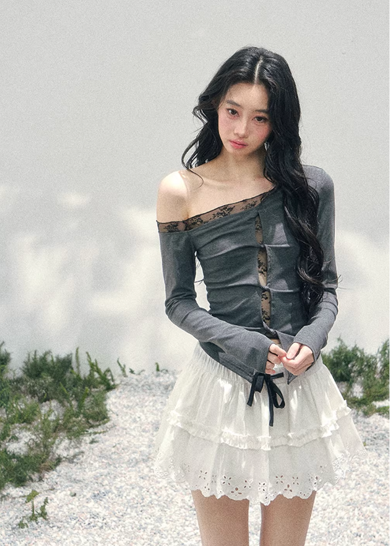 Poème Lumière Off-Shoulder Top