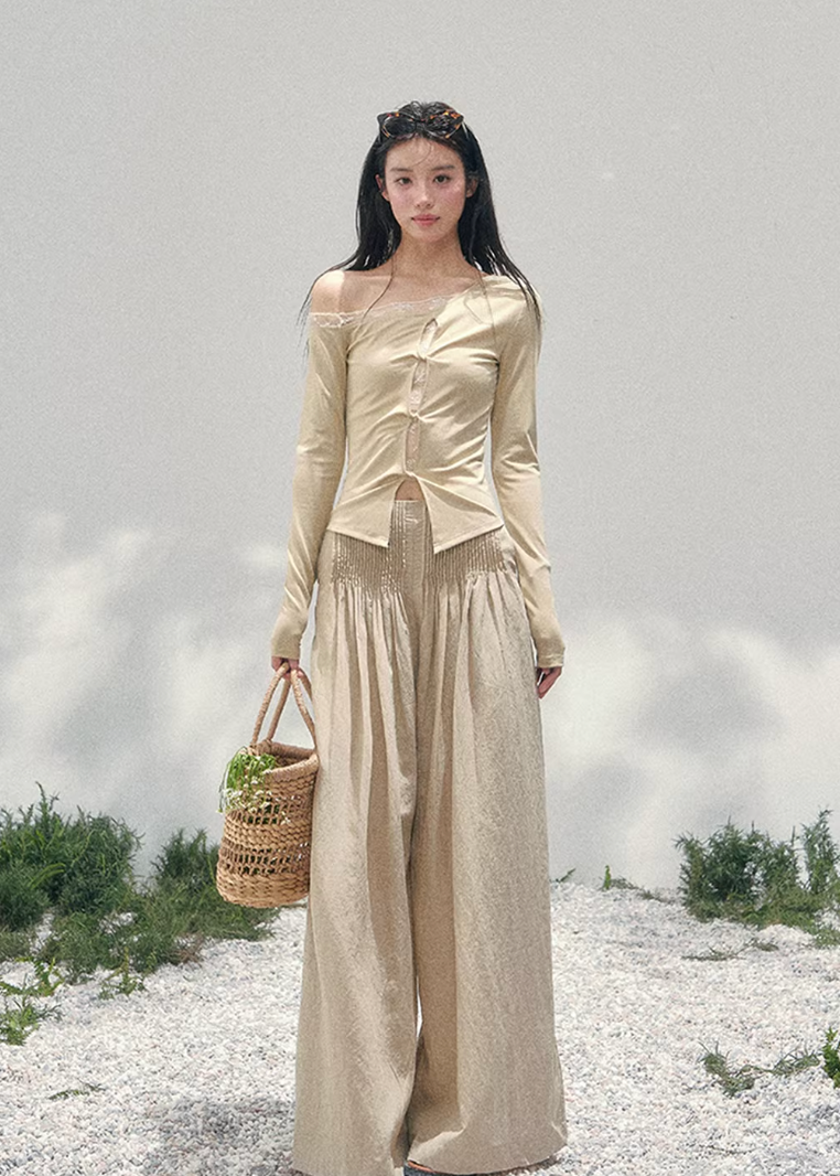 Poème Lumière Off-Shoulder Top
