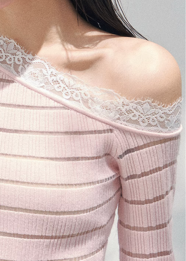 Regard Doux Asymmetric Knit