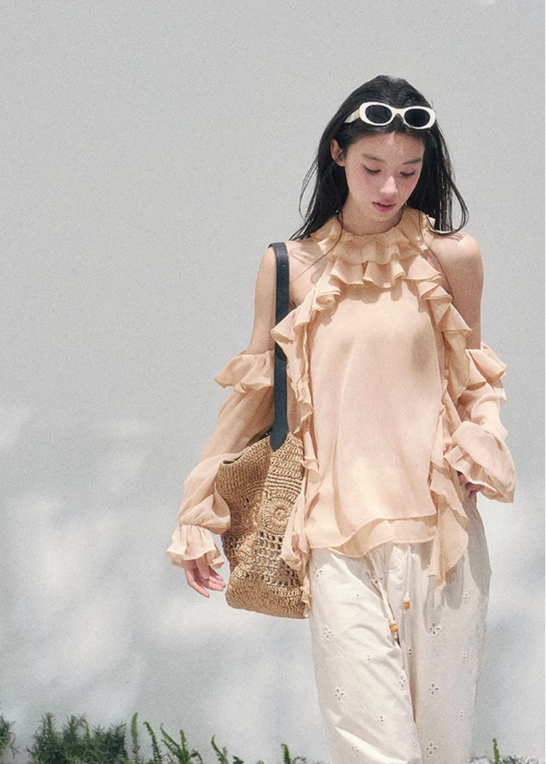 Heidi Fleur Sheer Blouse