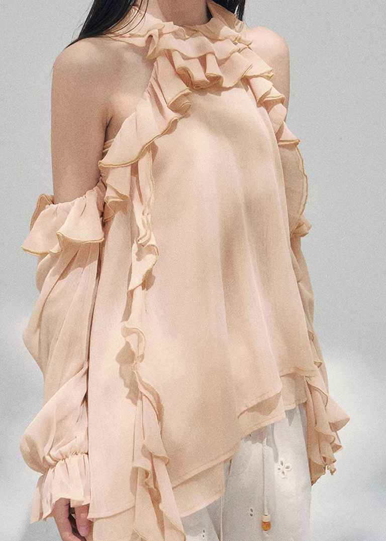 Heidi Fleur Sheer Blouse