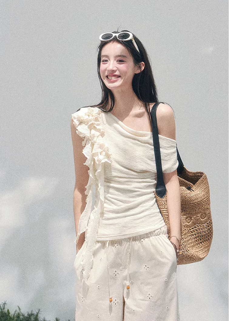 Petale Voile Draped Knit