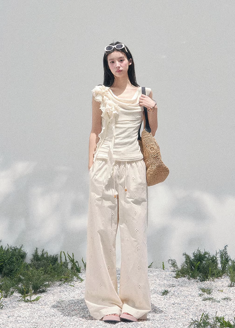 Petale Voile Draped Knit