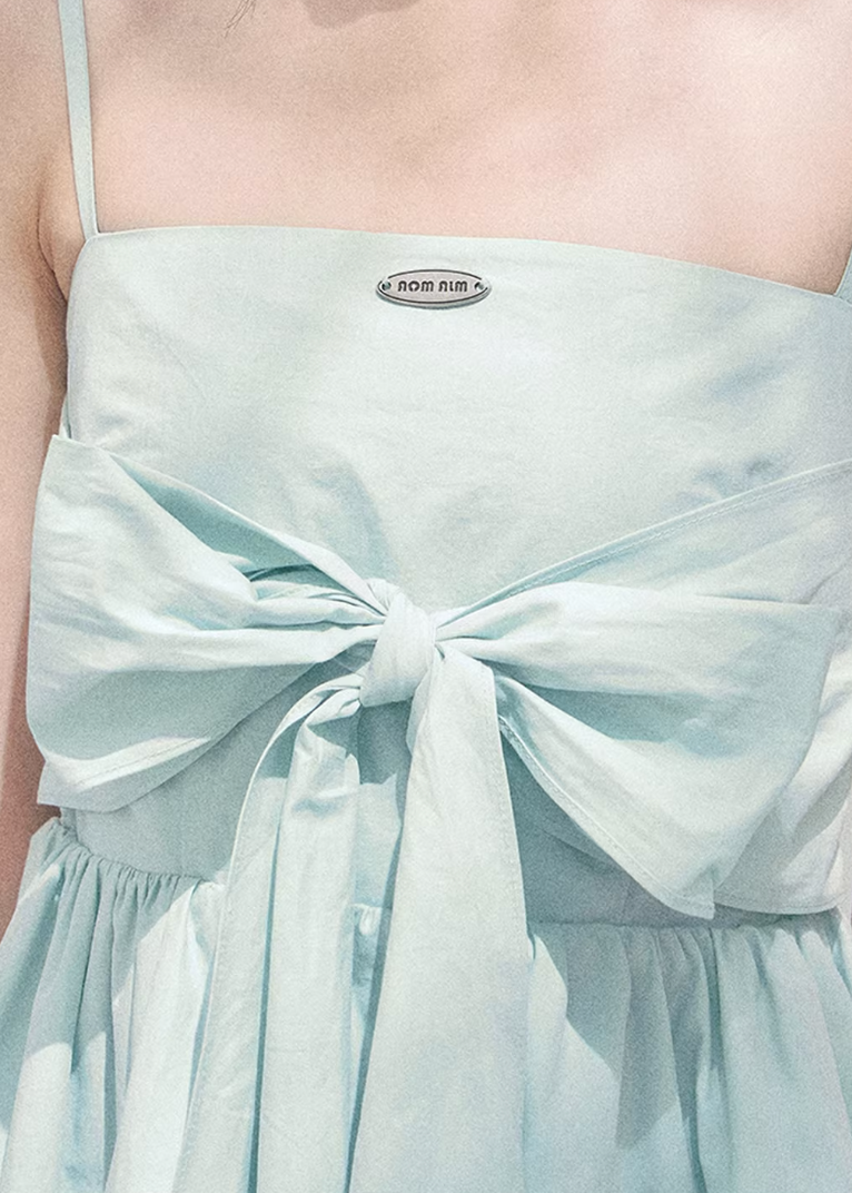 Rosée Ciel One-Shoulder Top