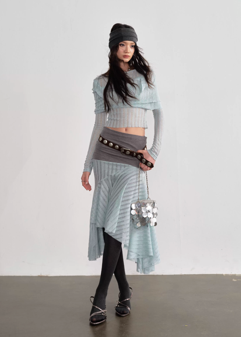 Mint Haze Swing Collar Set