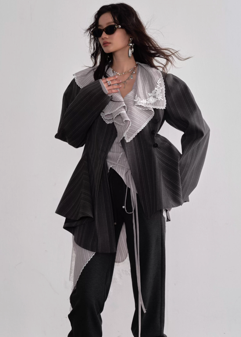 Quiet Mode Asym Blazer