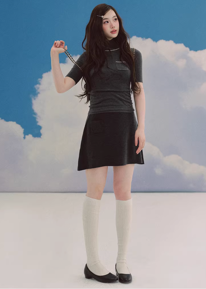 Hazel Layer Slim Knit Top