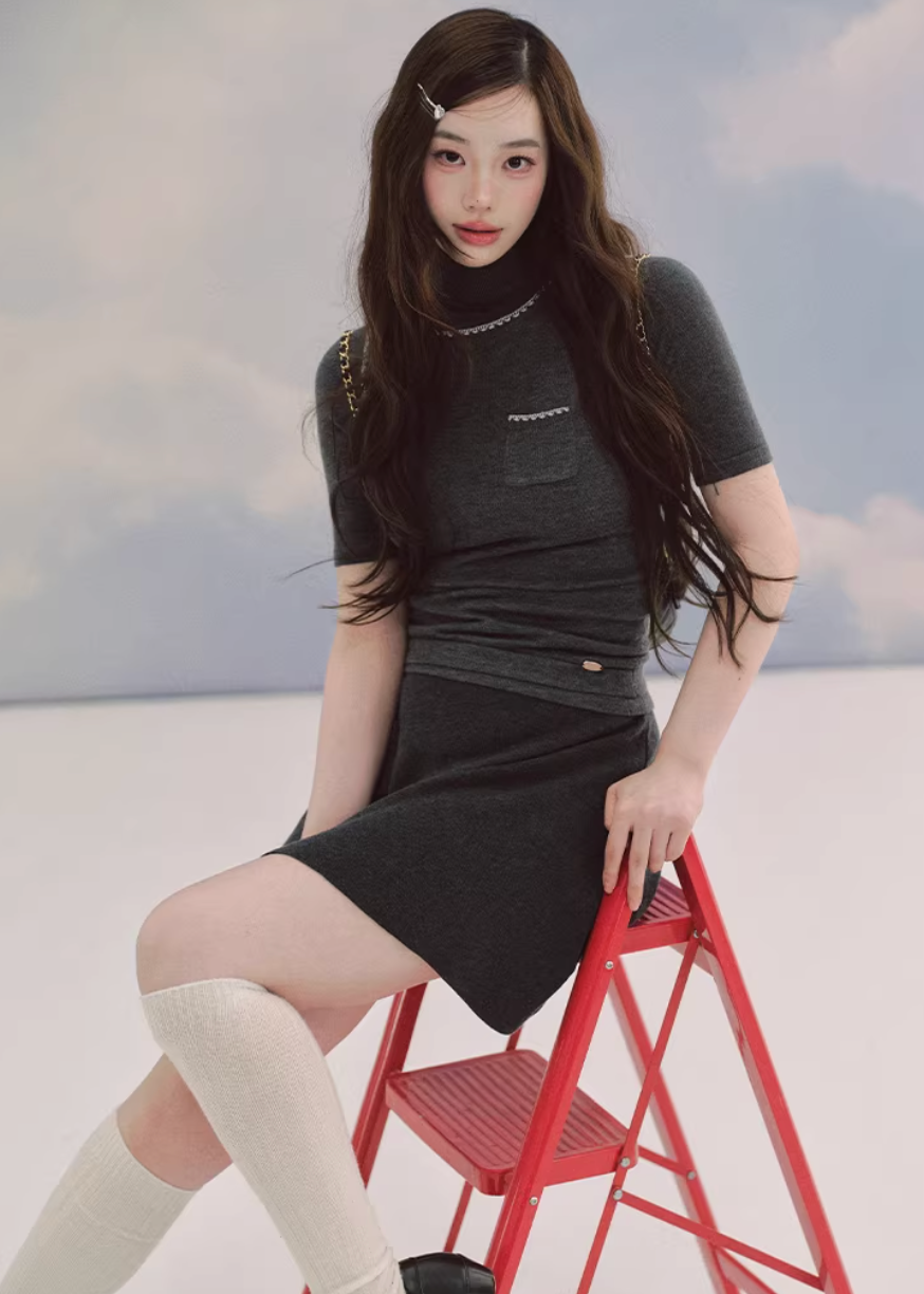 Hazel Layer Slim Knit Top