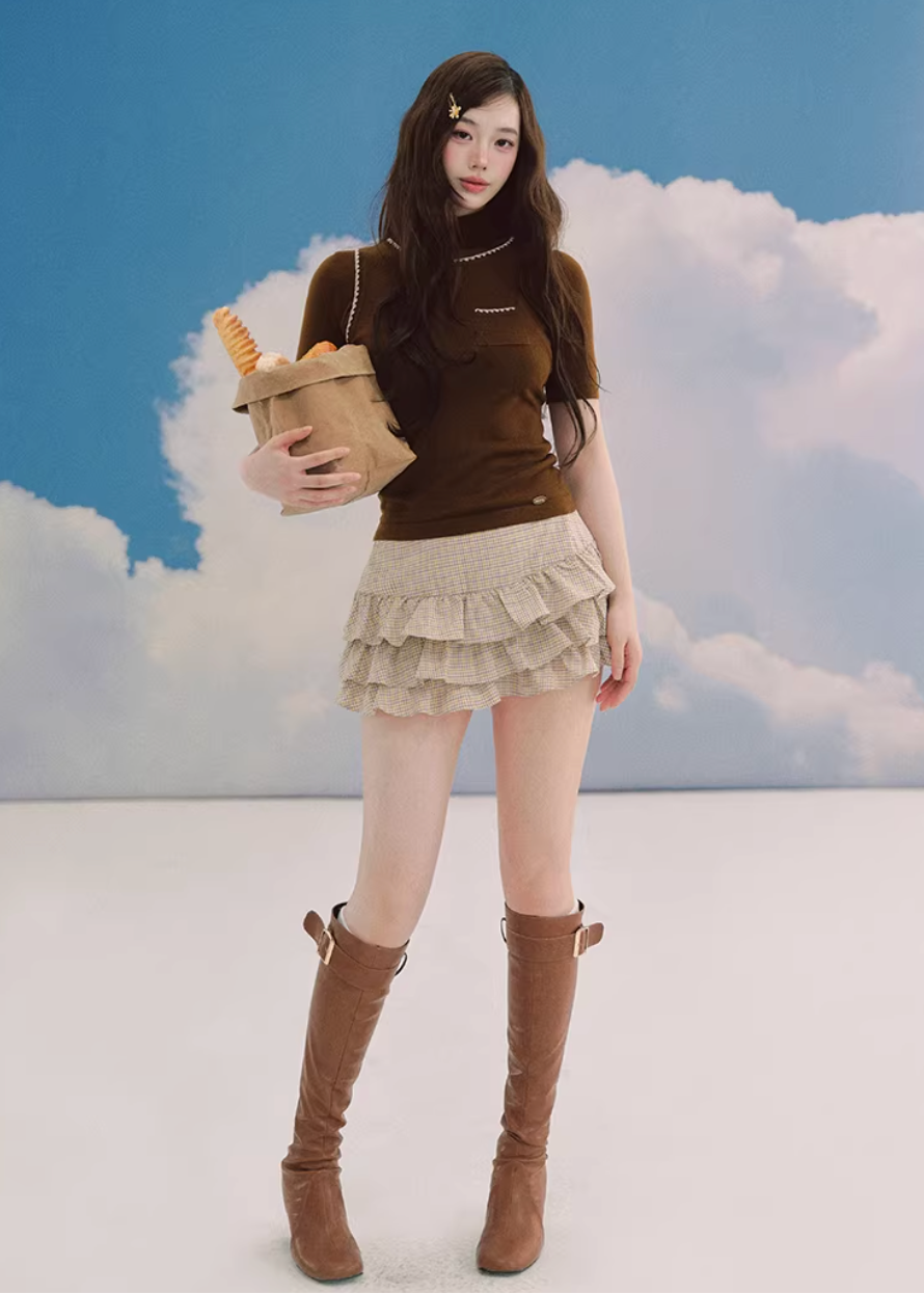 Hazel Layer Slim Knit Top