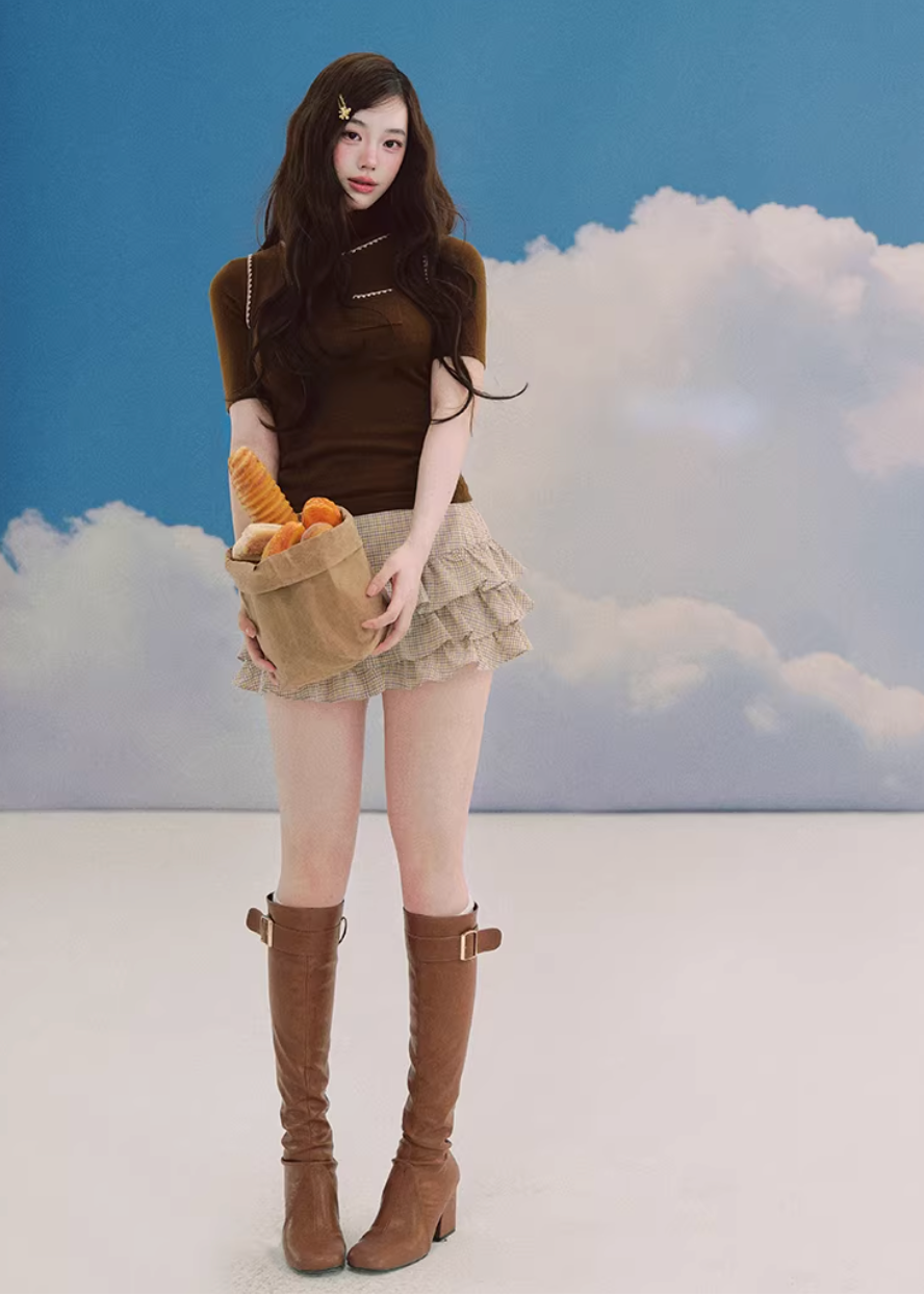 Hazel Layer Slim Knit Top