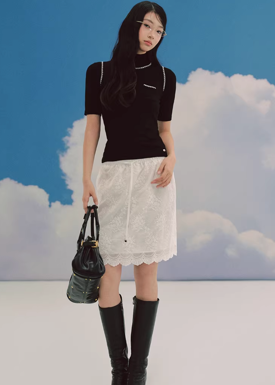 Hazel Layer Slim Knit Top