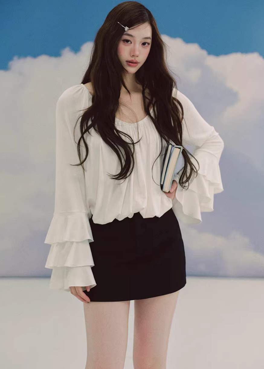 Pure Memory Pleated Blouse