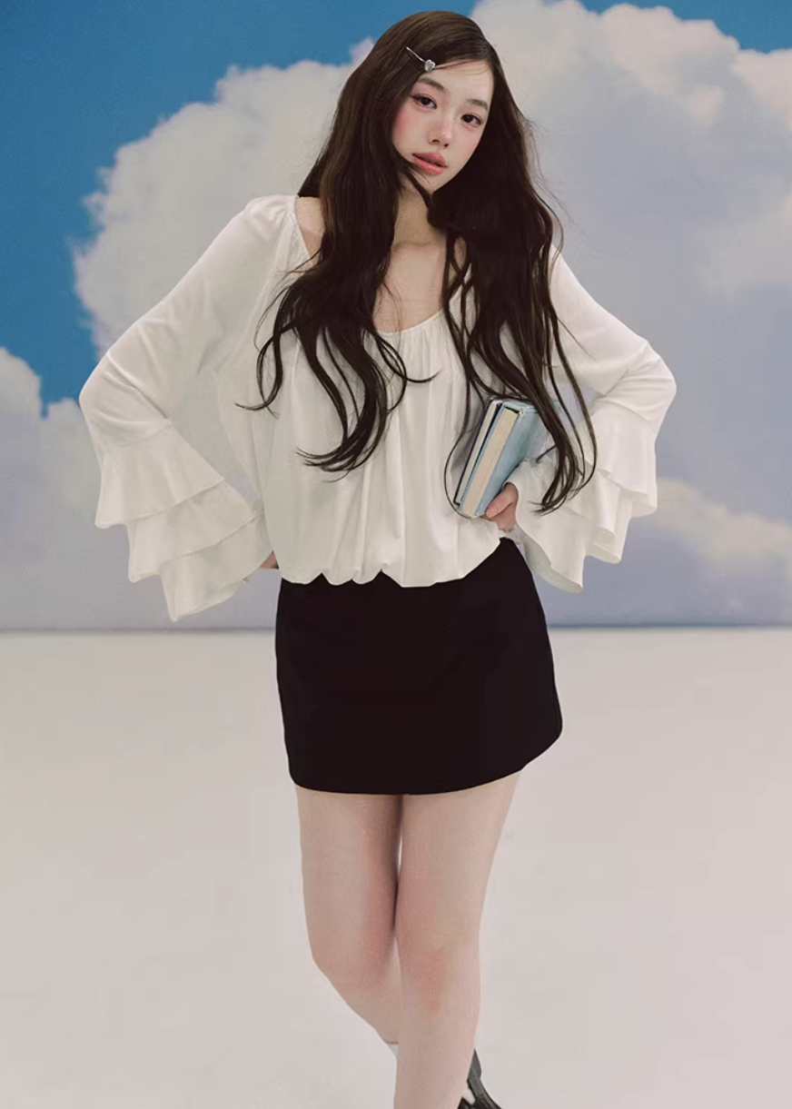 Pure Memory Pleated Blouse