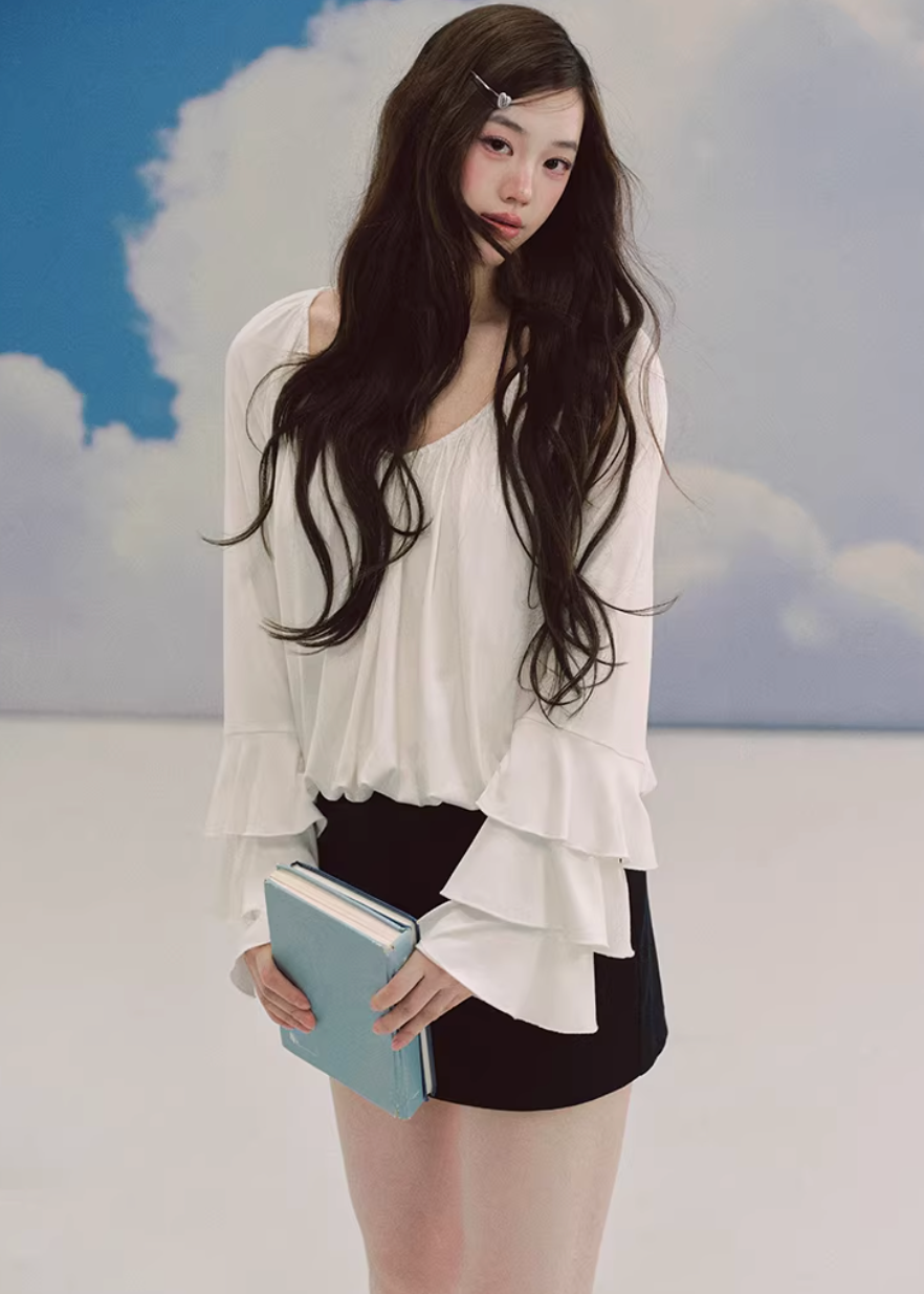 Pure Memory Pleated Blouse