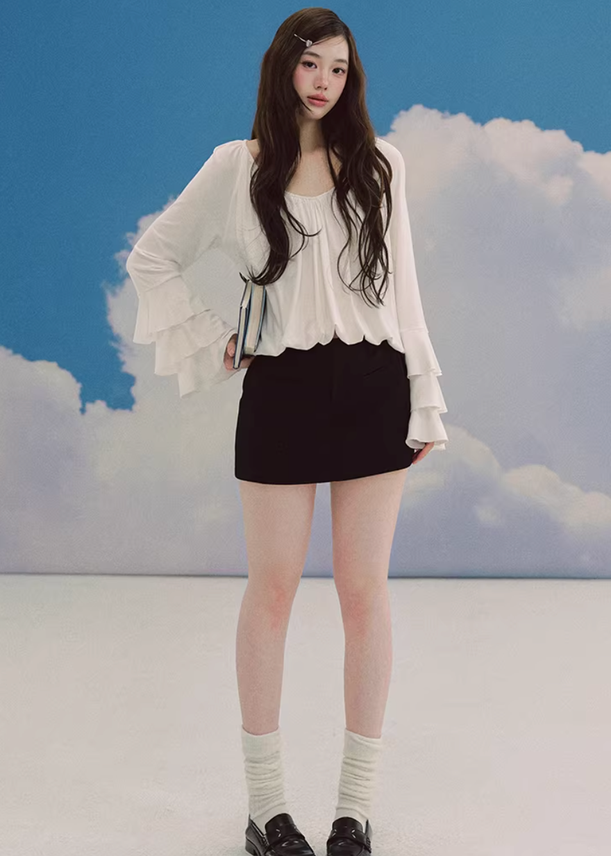Pure Memory Pleated Blouse