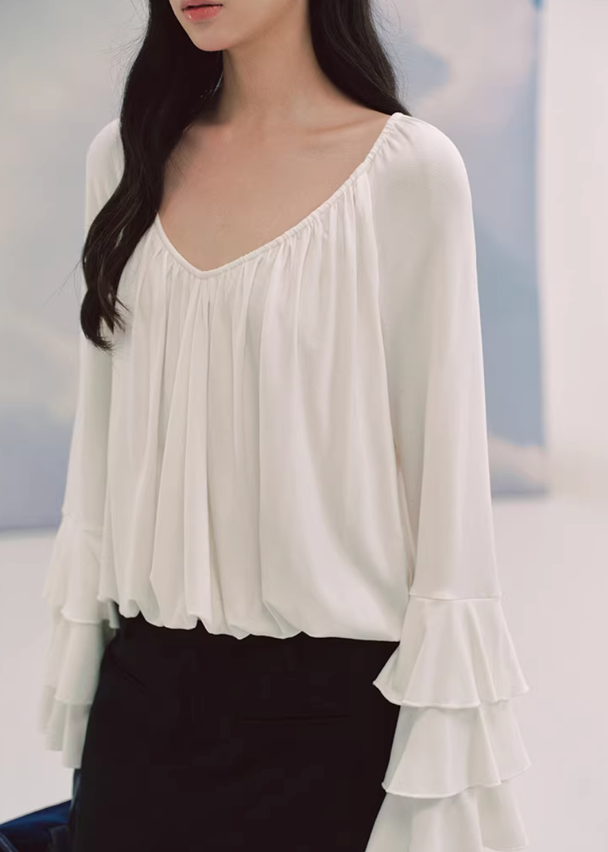 Pure Memory Pleated Blouse