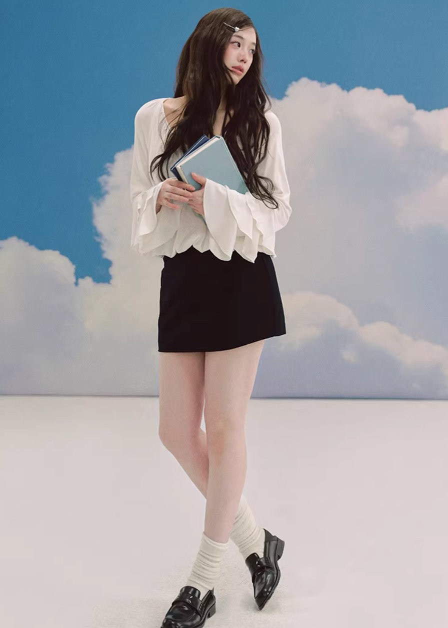 Pure Memory Pleated Blouse