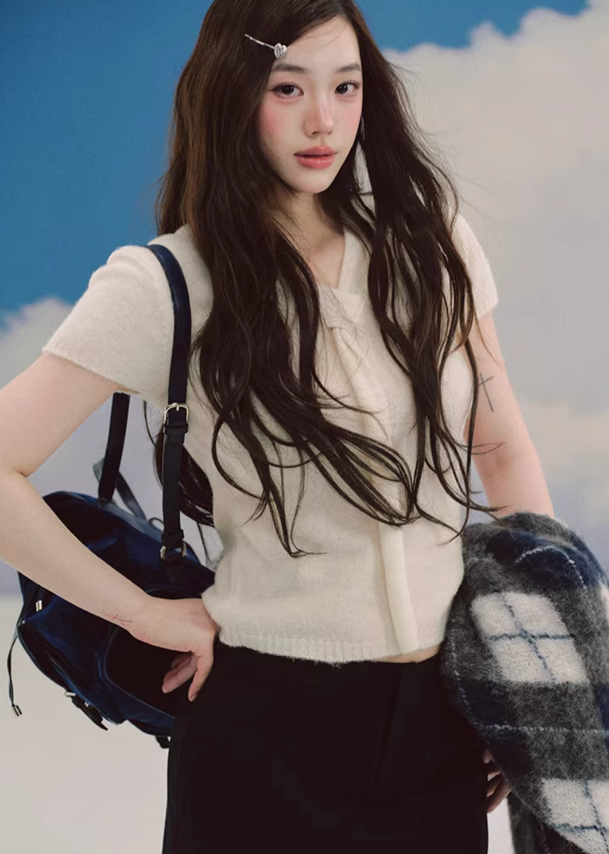 Ciel Ribbon Knit Top