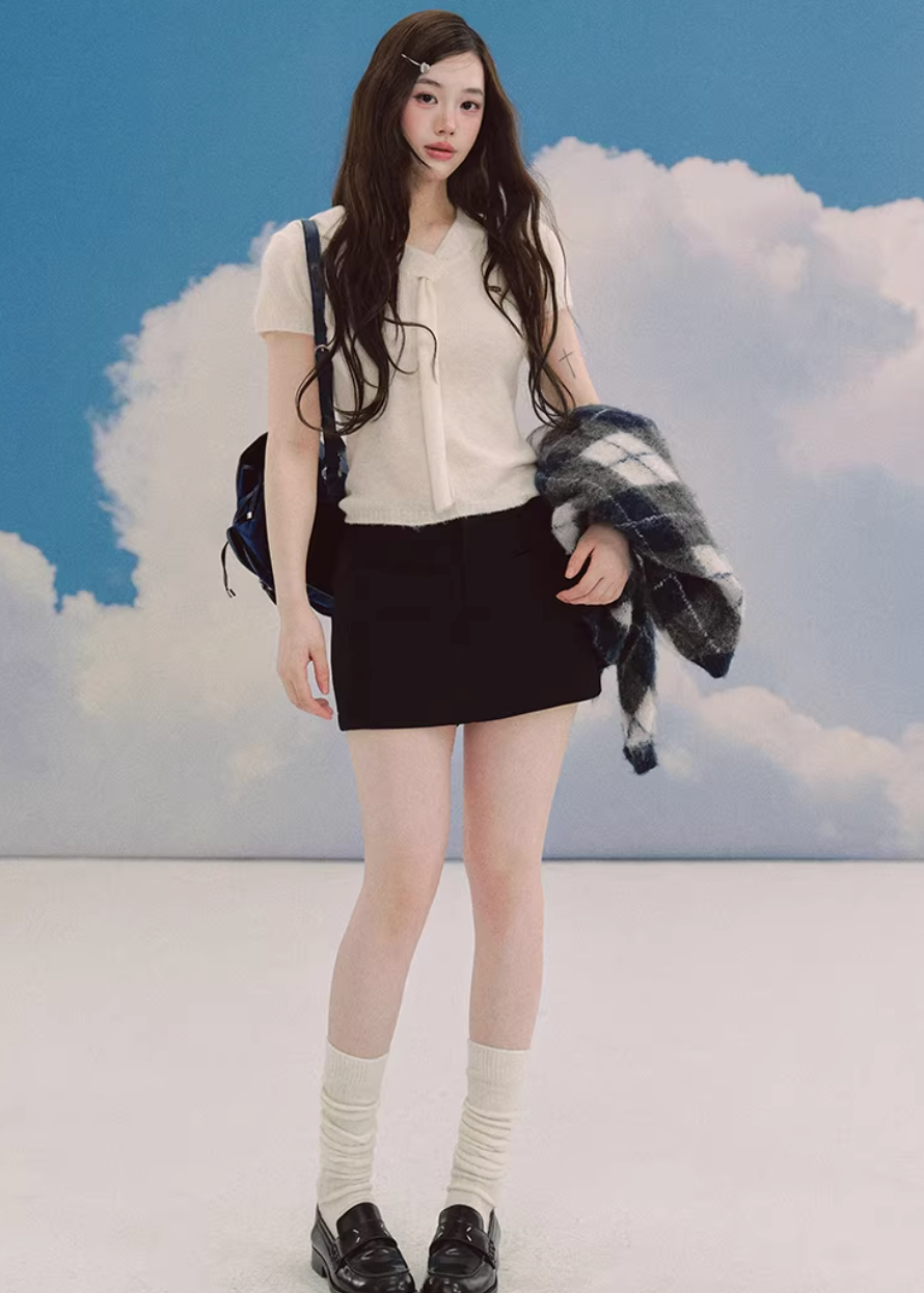 Ciel Ribbon Knit Top