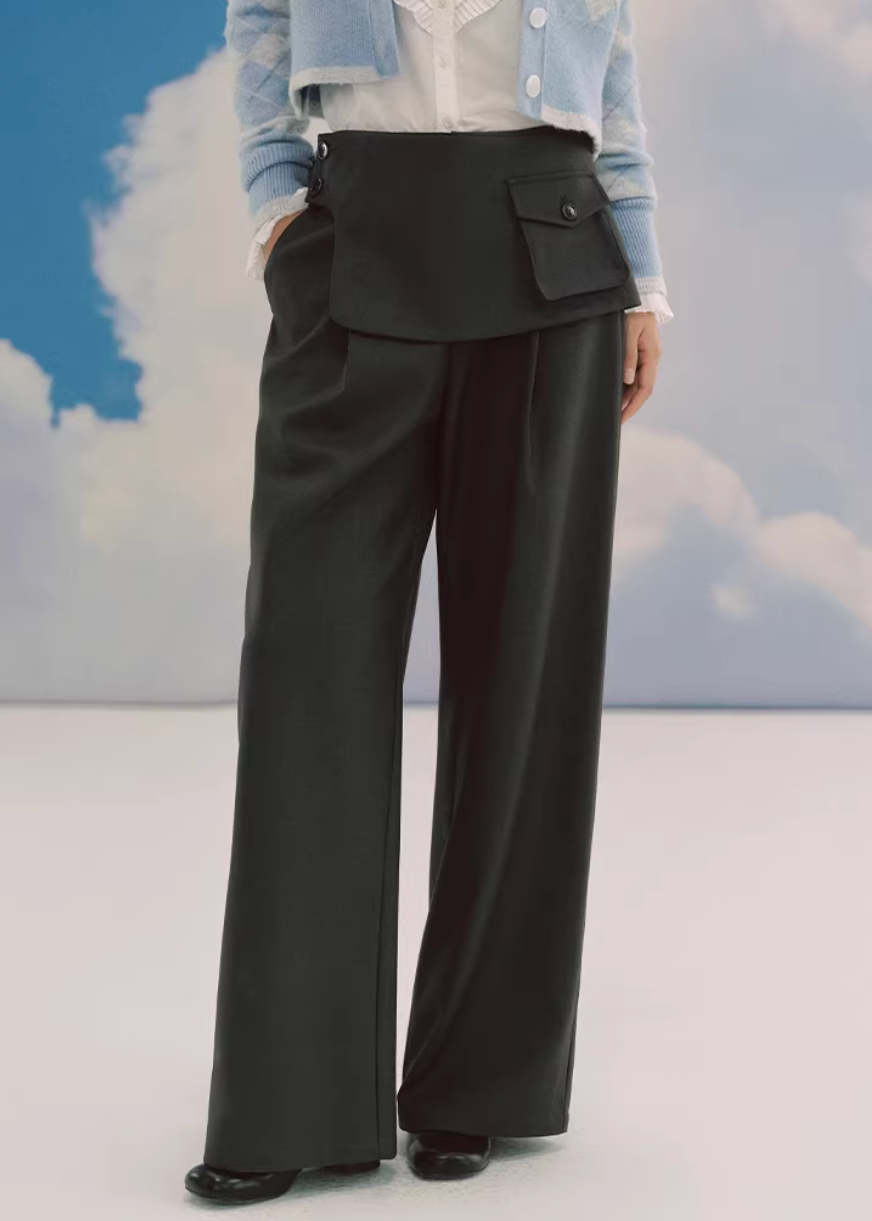 Modular Line Skirt-Pant Ensemble