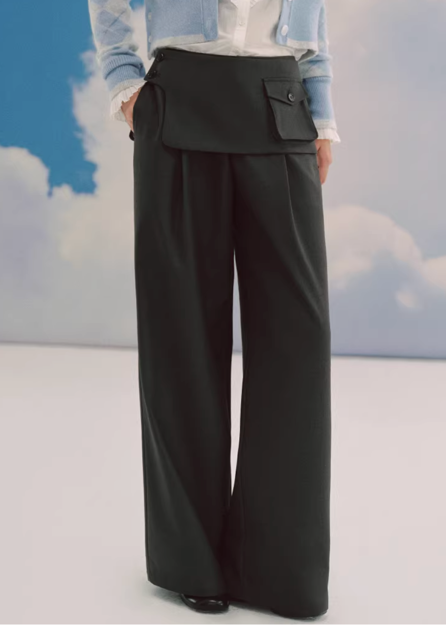 Modular Line Skirt-Pant Ensemble