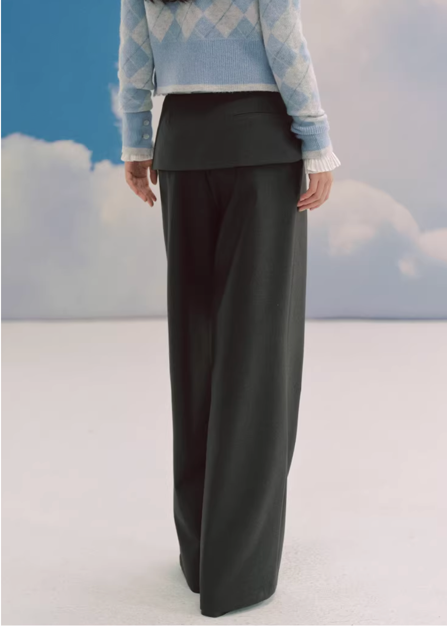 Modular Line Skirt-Pant Ensemble