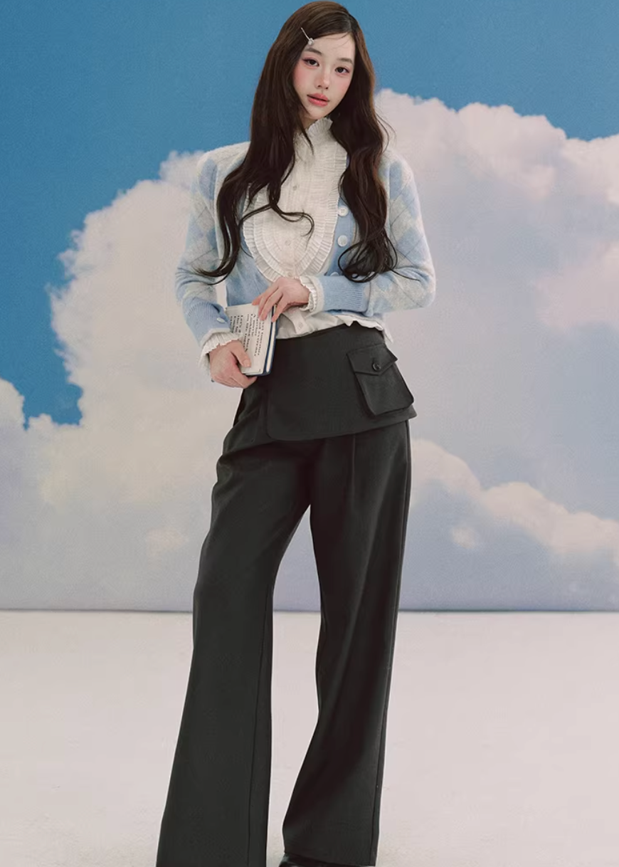 Modular Line Skirt-Pant Ensemble