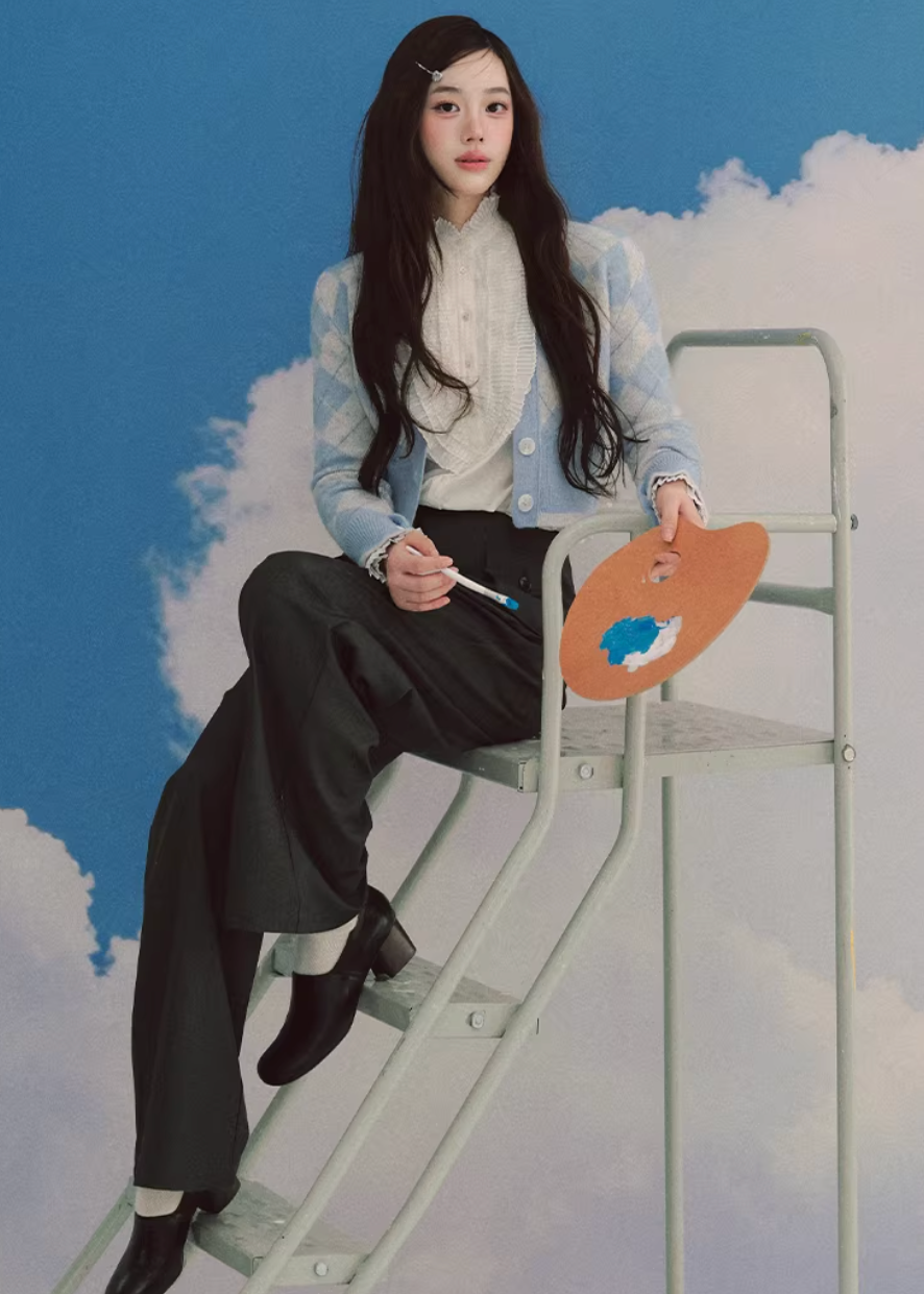 Modular Line Skirt-Pant Ensemble