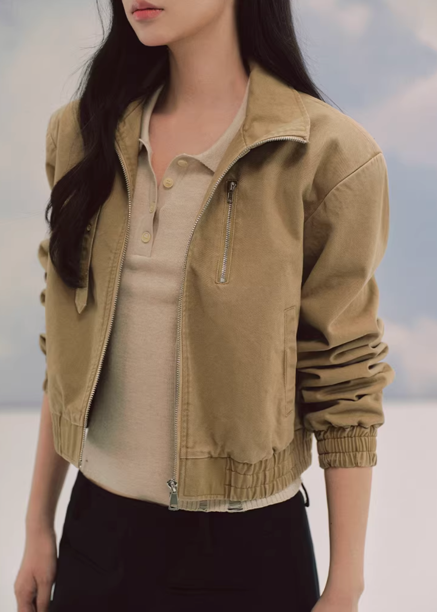 Soft Ivory Polo Knit