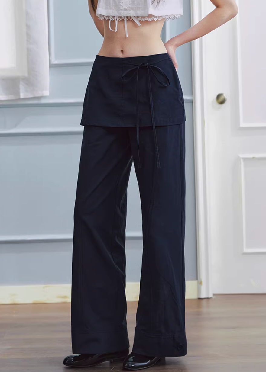 Layered Ease Culotte Pants