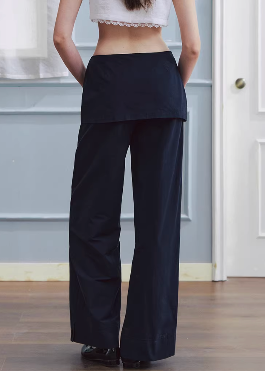 Layered Ease Culotte Pants
