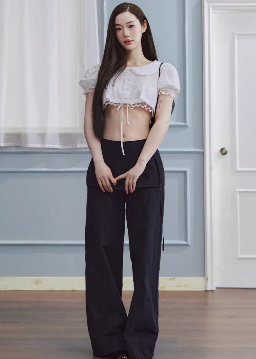 Layered Ease Culotte Pants