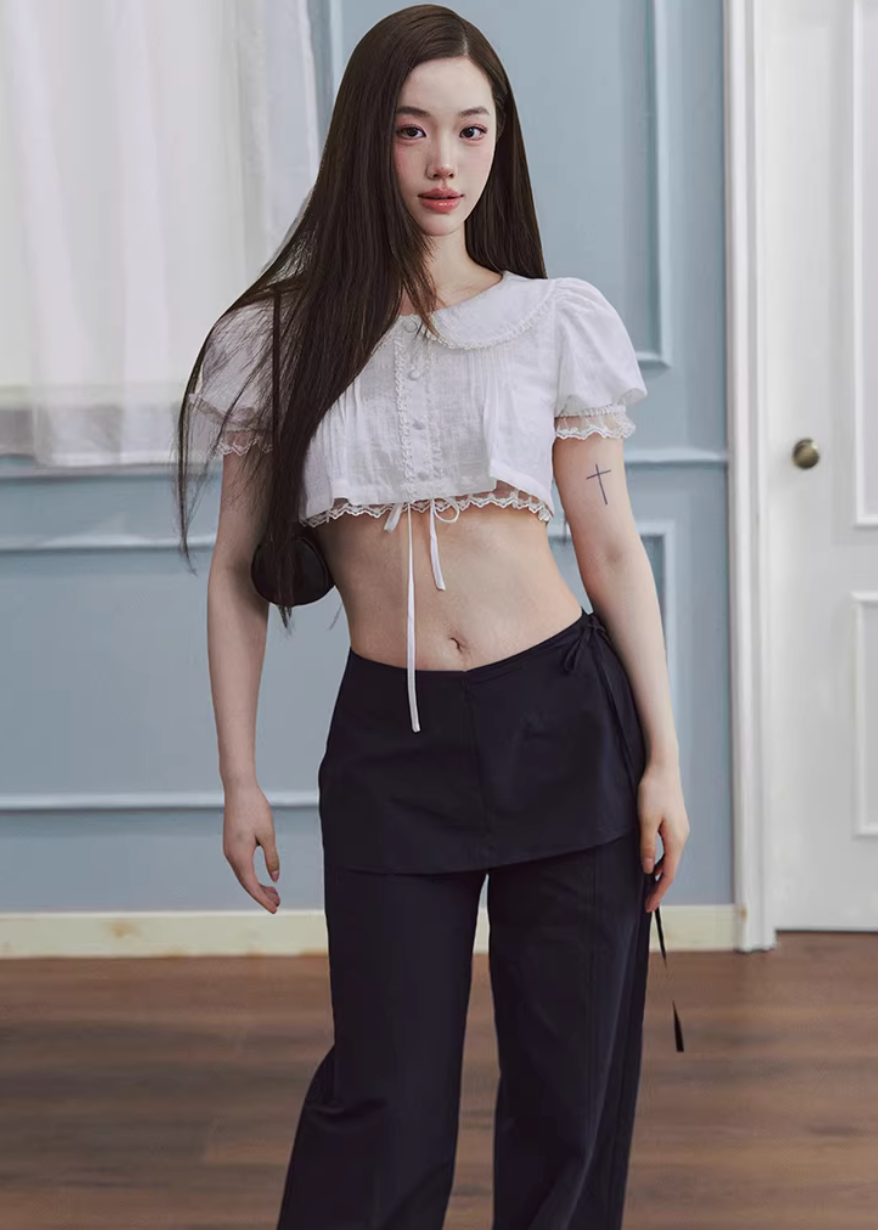 Layered Ease Culotte Pants