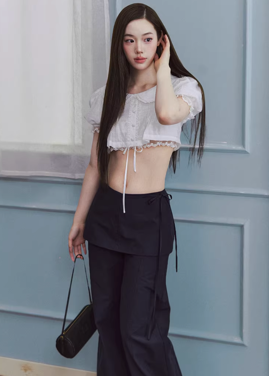 Layered Ease Culotte Pants