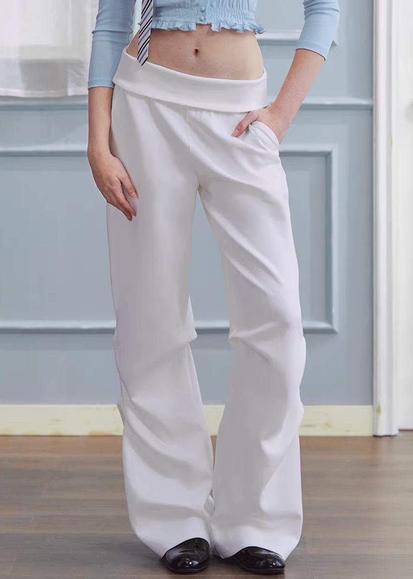 Ivory Ease Straight Slacks