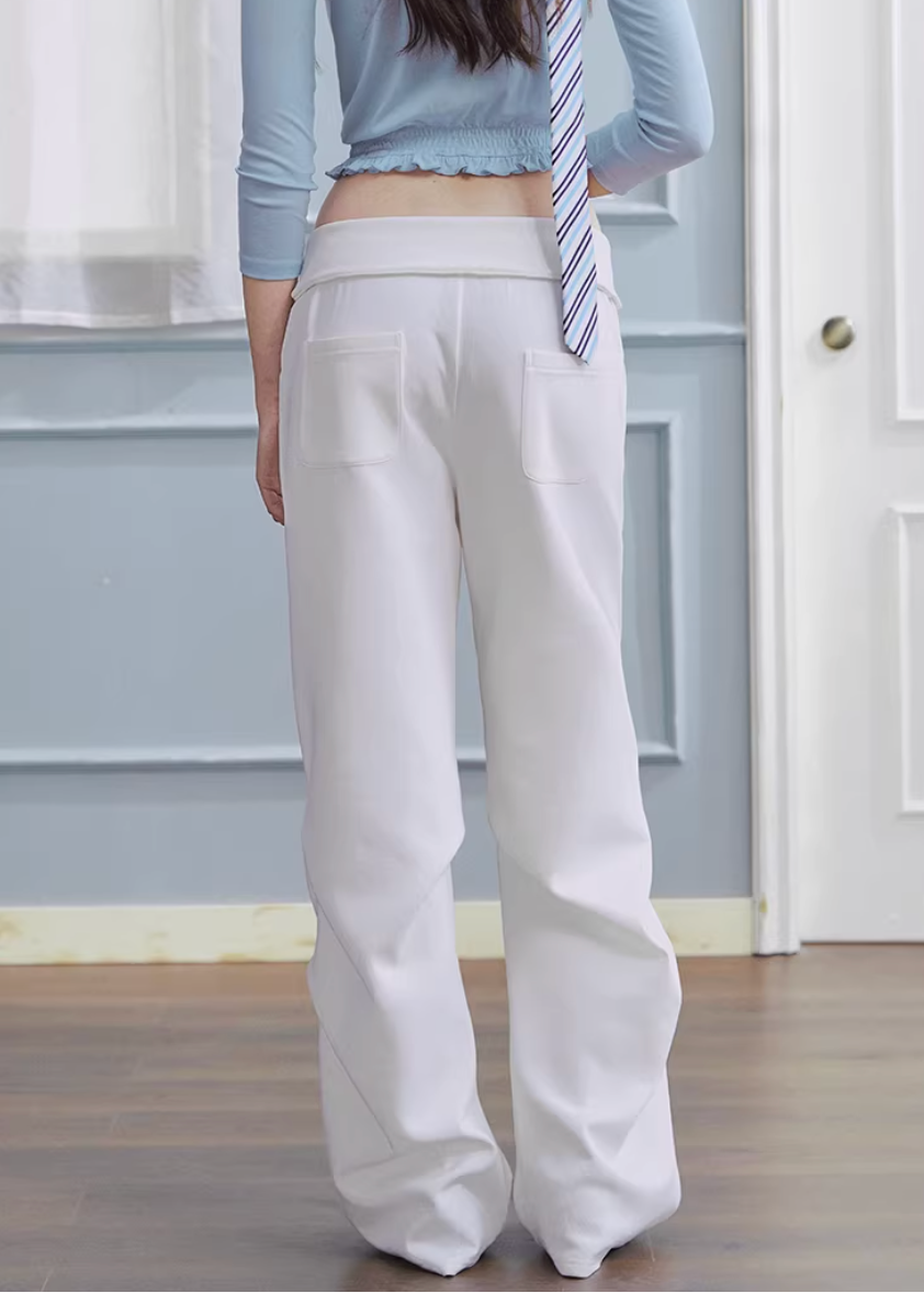 Ivory Ease Straight Slacks