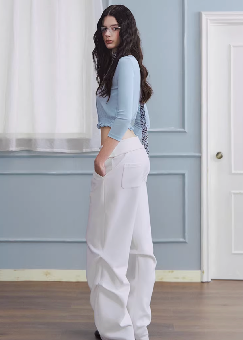 Ivory Ease Straight Slacks