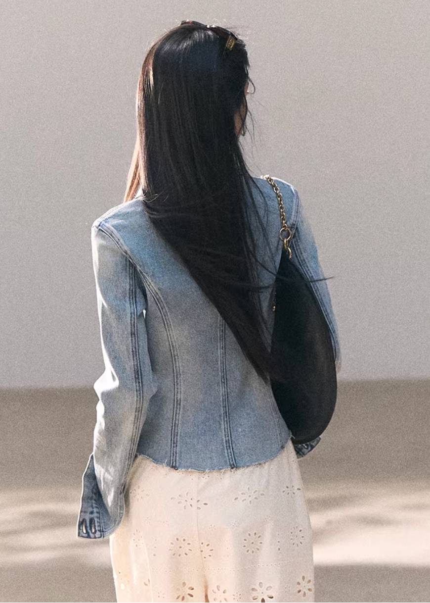 Sunny Wash Denim Shirt Jacket