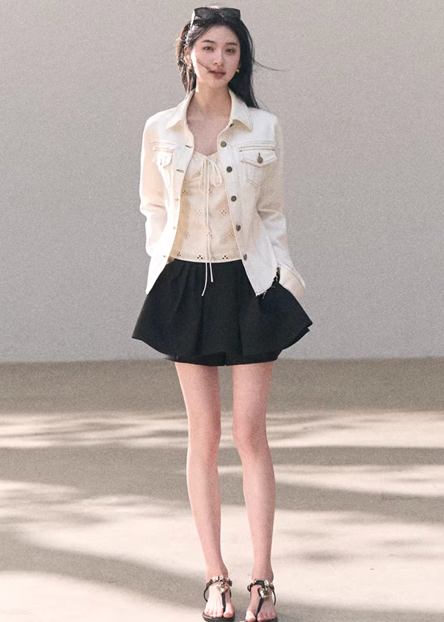 Sunny Wash Denim Shirt Jacket