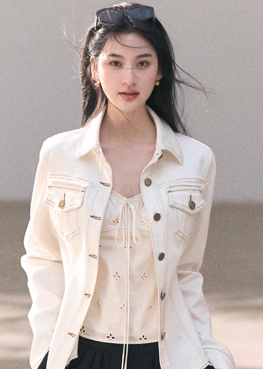Sunny Wash Denim Shirt Jacket