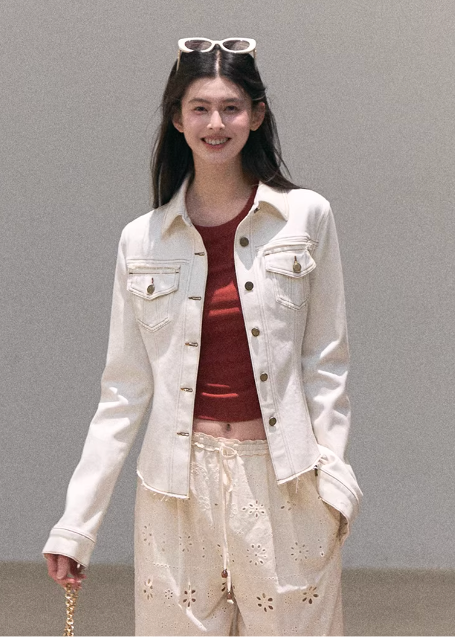 Sunny Wash Denim Shirt Jacket