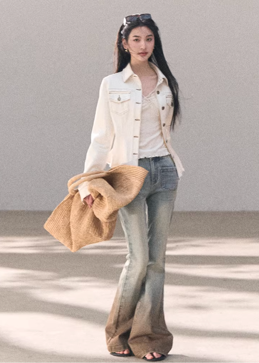 Sunny Wash Denim Shirt Jacket