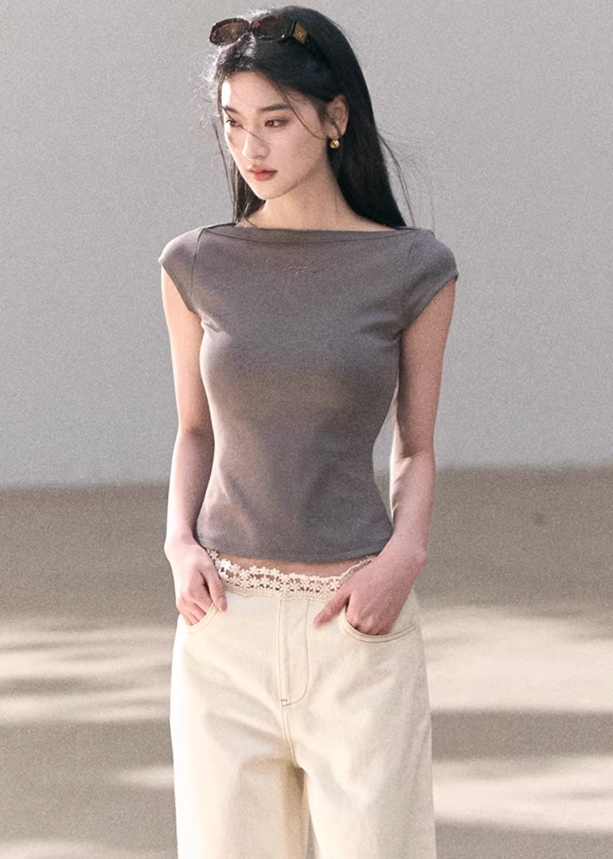 Soft Air One-Shoulder Tee