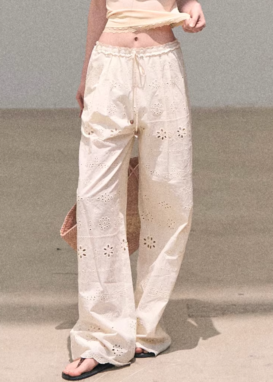 Stained Window Cotton Pants