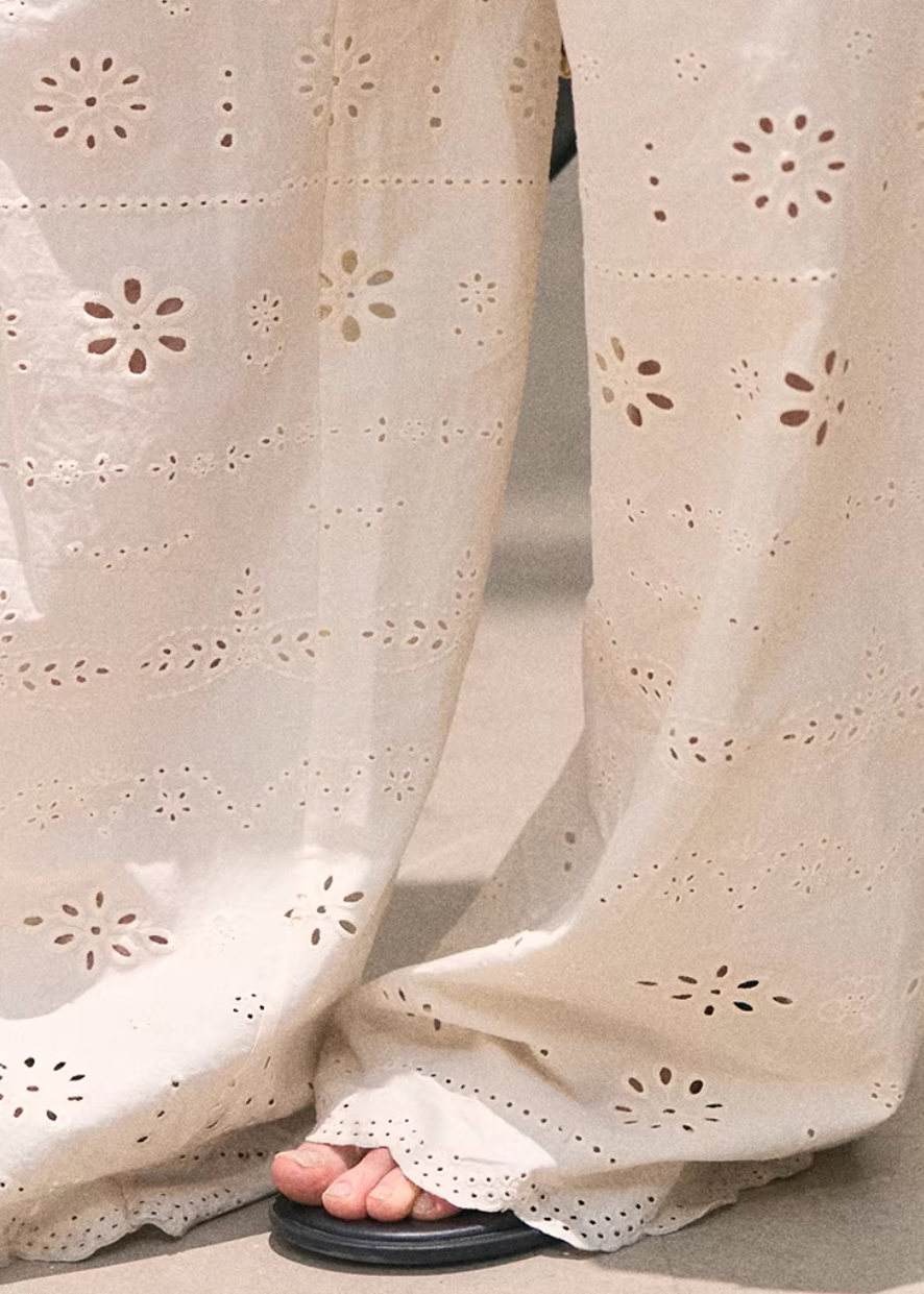 Stained Window Cotton Pants